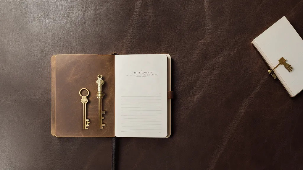 Organized marketing files and a laptop representing a secure and efficient workflow.