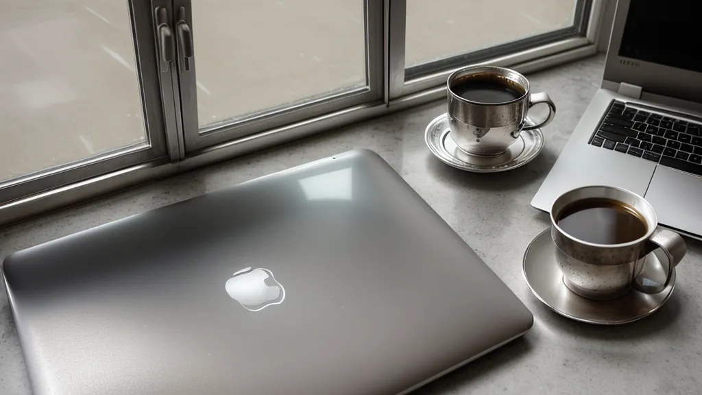 Dedicated test laptop used to trial password managers before rolling one out to a marketing team