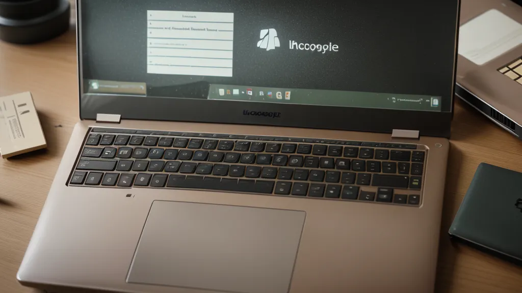A dedicated laptop glowing in a home office, used to test password vault apps before the family switch
