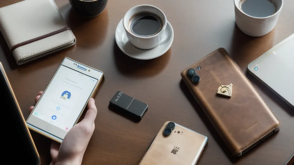 A smartphone showing a secure login screen on a desk.