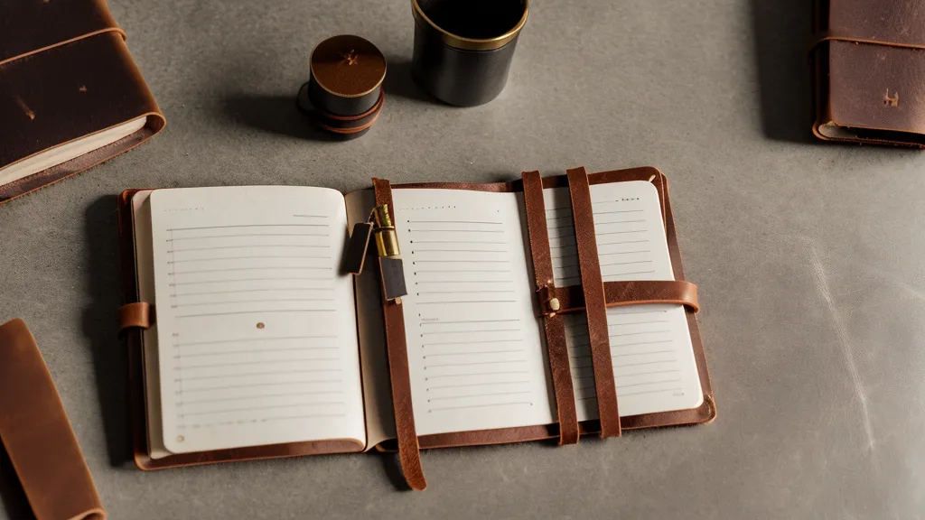 Close-up of a notebook comparing different password manager trials