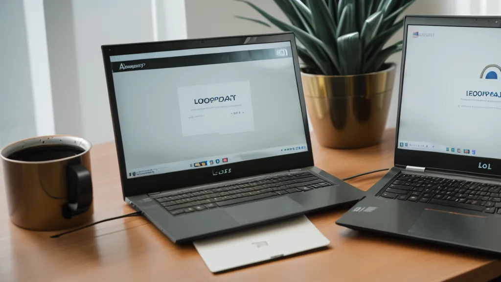 Close-up of an older laptop running a security audit on a password vault.