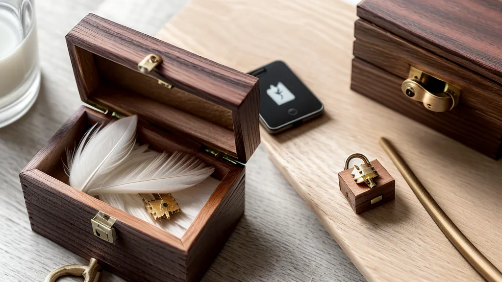 A locked wooden box symbolizing zero-knowledge encryption architecture.