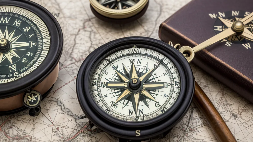 A vintage compass on an Austin map symbolizing a marketing-ops manager weighing password security options between a spreadsheet habit and a zero-knowledge encryption vault