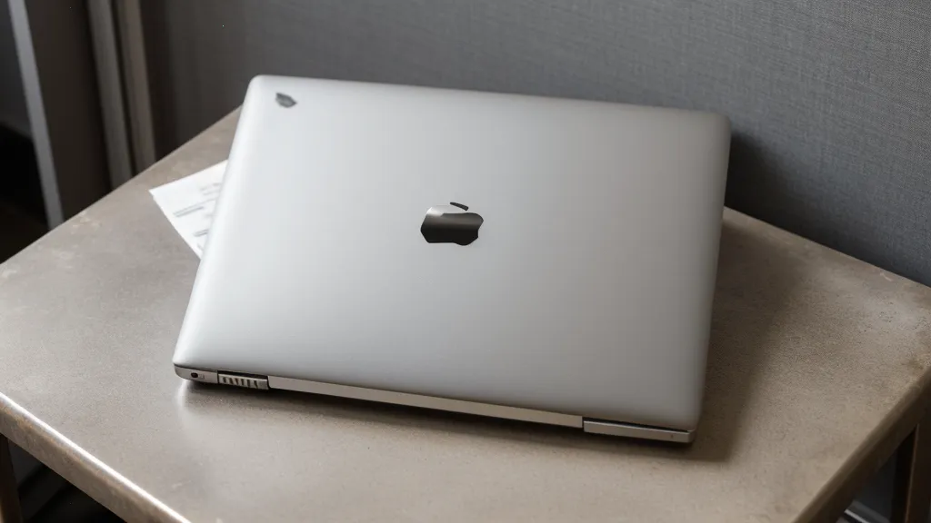 Close-up of a dedicated test laptop used for security app reviews