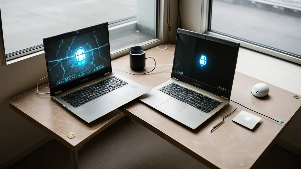 Dedicated test laptop used to trial RoboForm against other password managers for marketing ops checkout logic